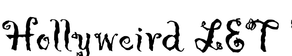 Hollyweird LET Plain:1.0 Font Download Free