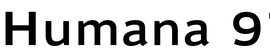 Humana 970 Font Download Free