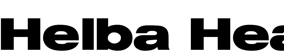 Helba Heavy DB Bold Font Download Free