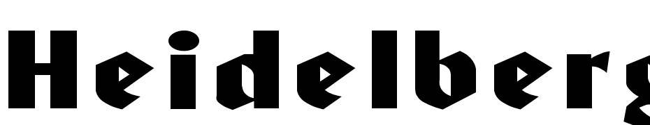Heidelberg Normal Ex Font Download Free