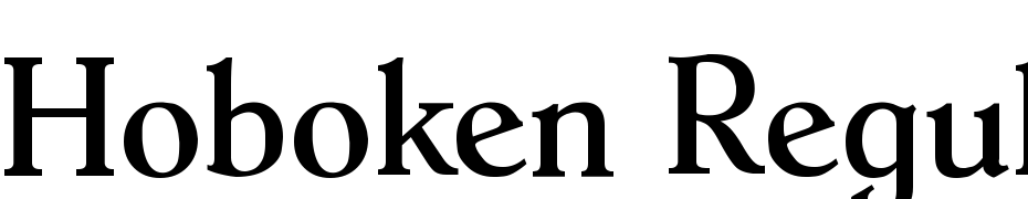 Hoboken Regular Font Download Free