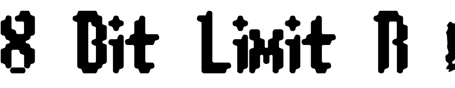 8 Bit Limit R (BRK) Font Download Free