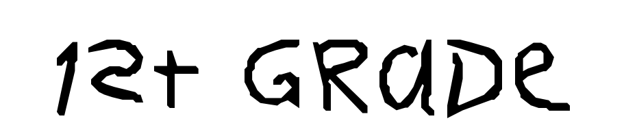 First Grader Normal Font Download Free