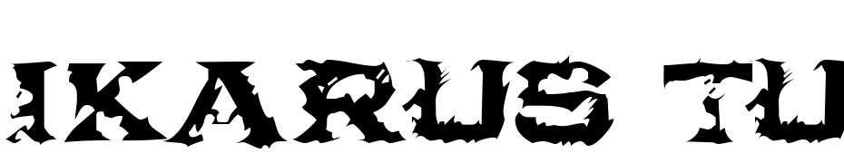 Ikarus Turbulence Font Download Free