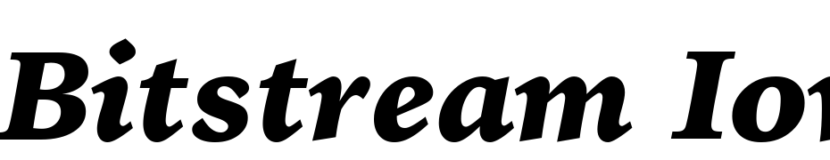 Bitstream Iowan Old Style Black Italic BT Font Download Free