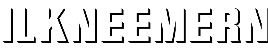 Ilkneemern Font Download Free