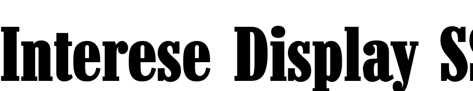 Interese Display SSi Font Download Free