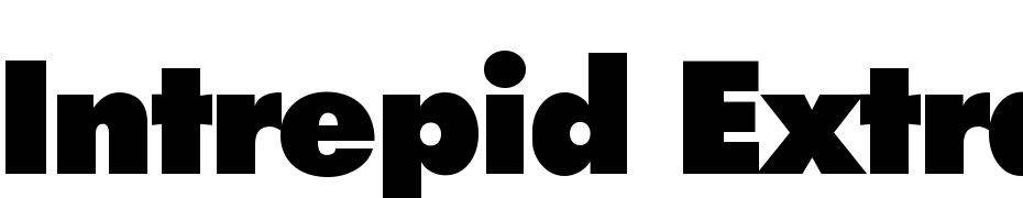 Intrepid Extra Bold Scarica Caratteri Gratis