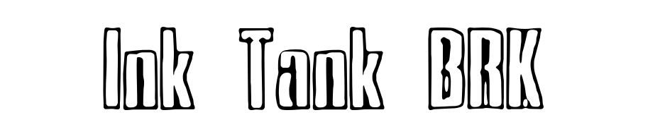 Ink Tank BRK Font Download Free