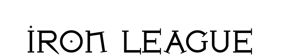 Iron League Font Download Free