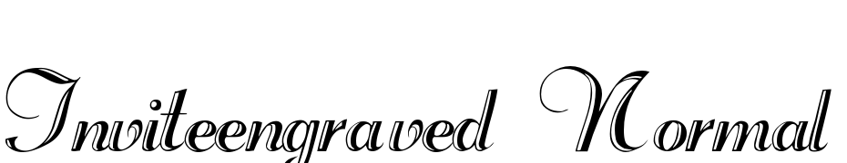 Invite Engraved Normal Font Download Free