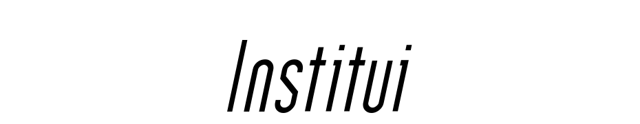 Institution Italic Font Download Free