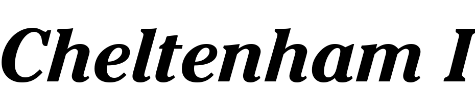 Cheltenham ITC Bold Italic BT Font Download Free