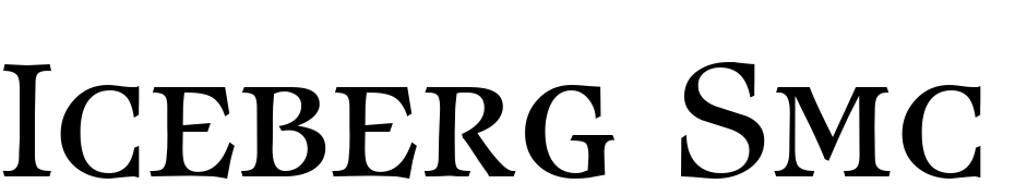 Iceberg Smc Regular DB Font Download Free