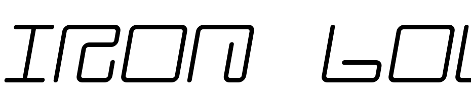 Iron Lounge 2 Font Download Free