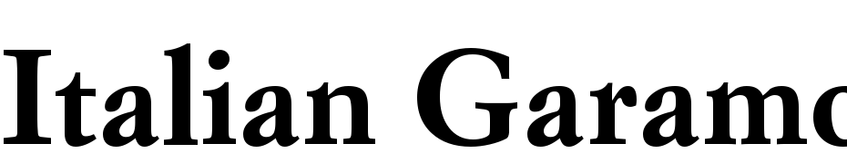 Italian Garamond Bold BT Font Download Free