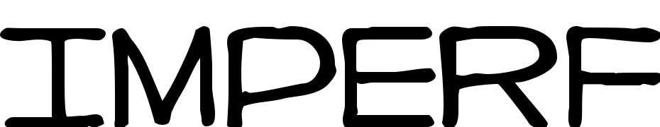 Imperfect Font Polices Telecharger