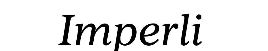 Imperial Italic BT Font Download Free