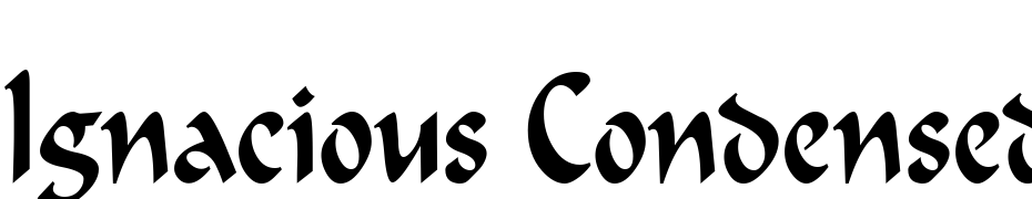 Ignacious Condensed Regular Font Download Free