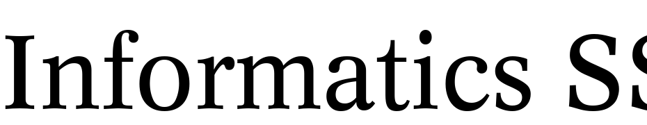 Informatics SSi Font Download Free