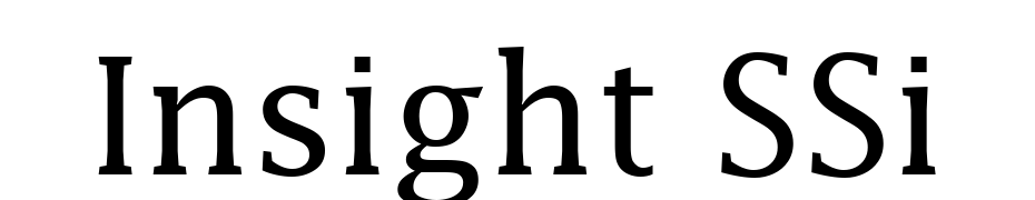 Insight SSi Font Download Free