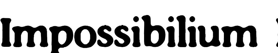 Impossibilium BRK Font Download Free