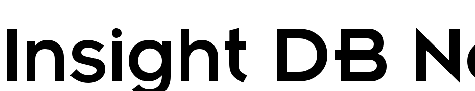 Insight DB Normal Font Download Free