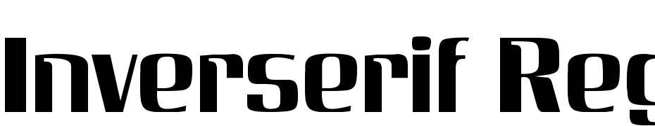 Inverserif Regular Font Download Free