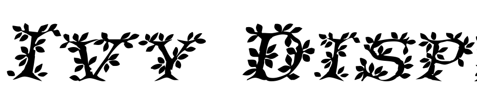 Ivy Display Caps Bold Italic Font Download Free
