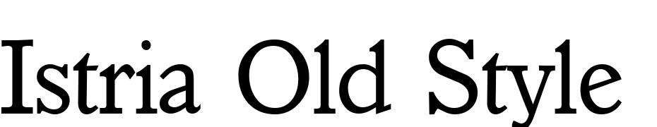 Istria Old Style Regular DB Font Download Free