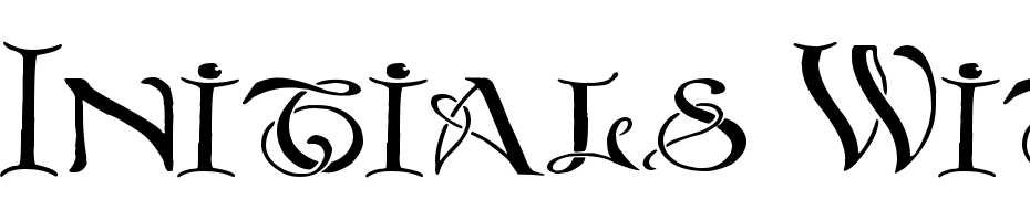 Initials With Curls Font Download Free