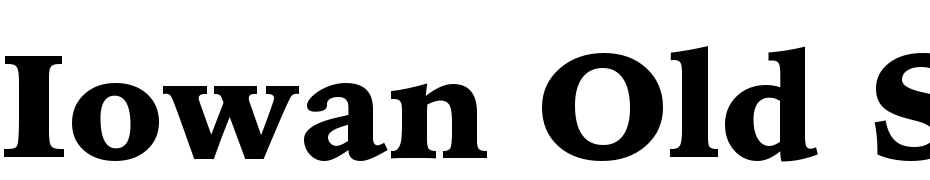 Bitstream Iowan Old Style Black BT Font Download Free