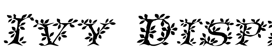 Ivy Display Caps Italic Polices Telecharger