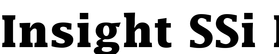Insight SSi Bold Font Download Free