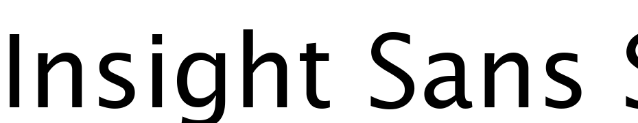 Insight Sans SSi Fuente Descargar Gratis