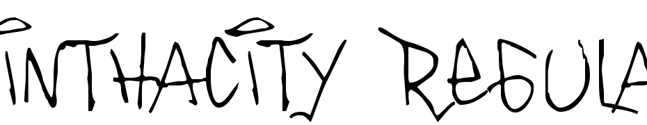 Inthacity Regular Font Download Free