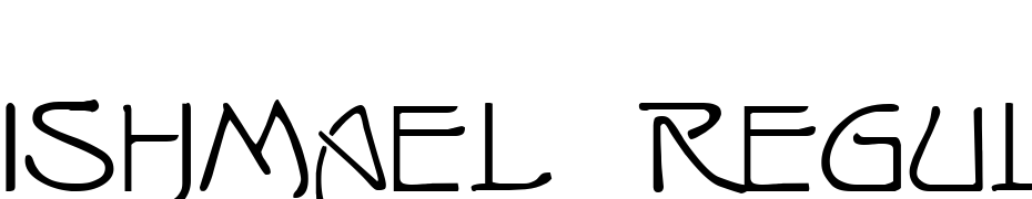 ISHMAEL Regular Font Download Free
