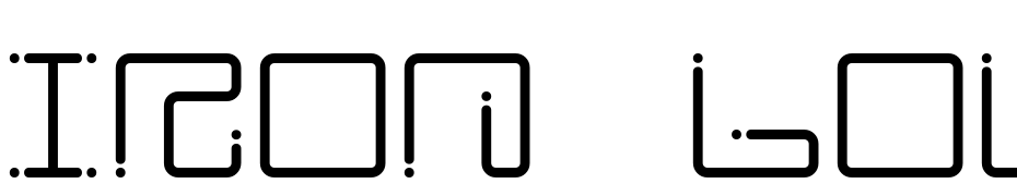 Iron Lounge Dots Font Download Free