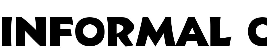 Informal 011 BT Font Download Free