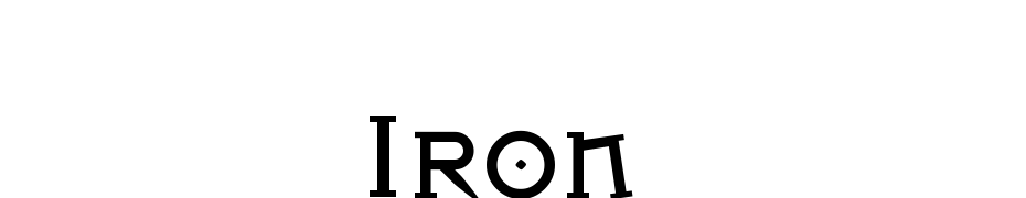Iron League Smallcaps Black Font Download Free