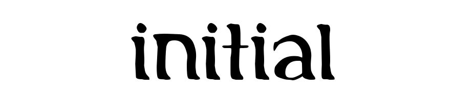Initial Font Download Free