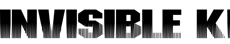 Invisible Killer cкачати шрифт безкоштовно