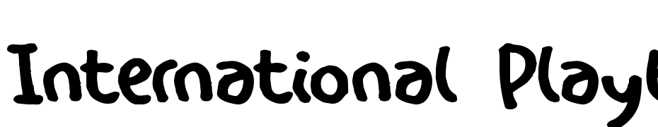 International Playboy Font Download Free