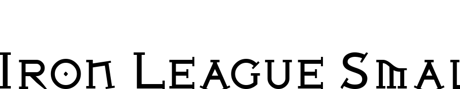 Iron League Smallcaps Bold Font Download Free