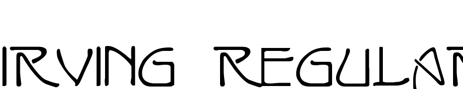 IRVING Regular Font Download Free