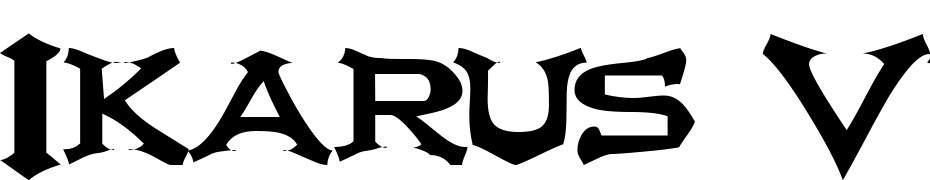Ikarus Vulture Font Download Free