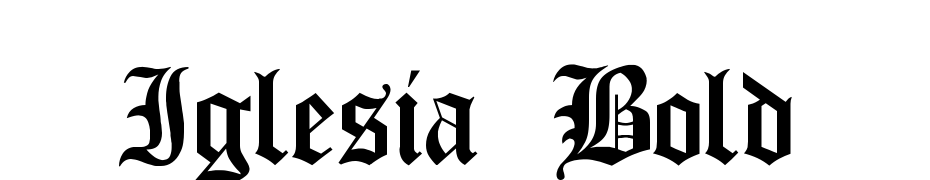 IGLESIB Regular Font Download Free