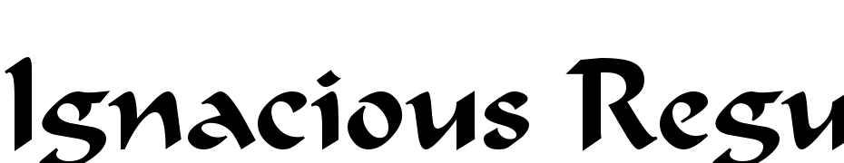 Ignacious Regular Font Download Free