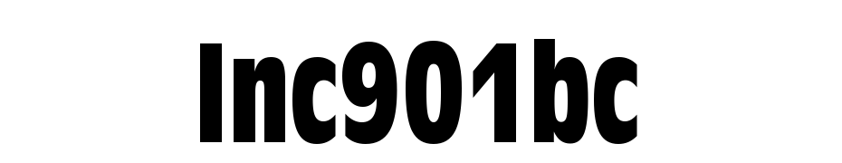 Incised 901 Bold Condensed BT Font Download Free
