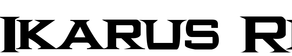 Ikarus Regular Font Download Free